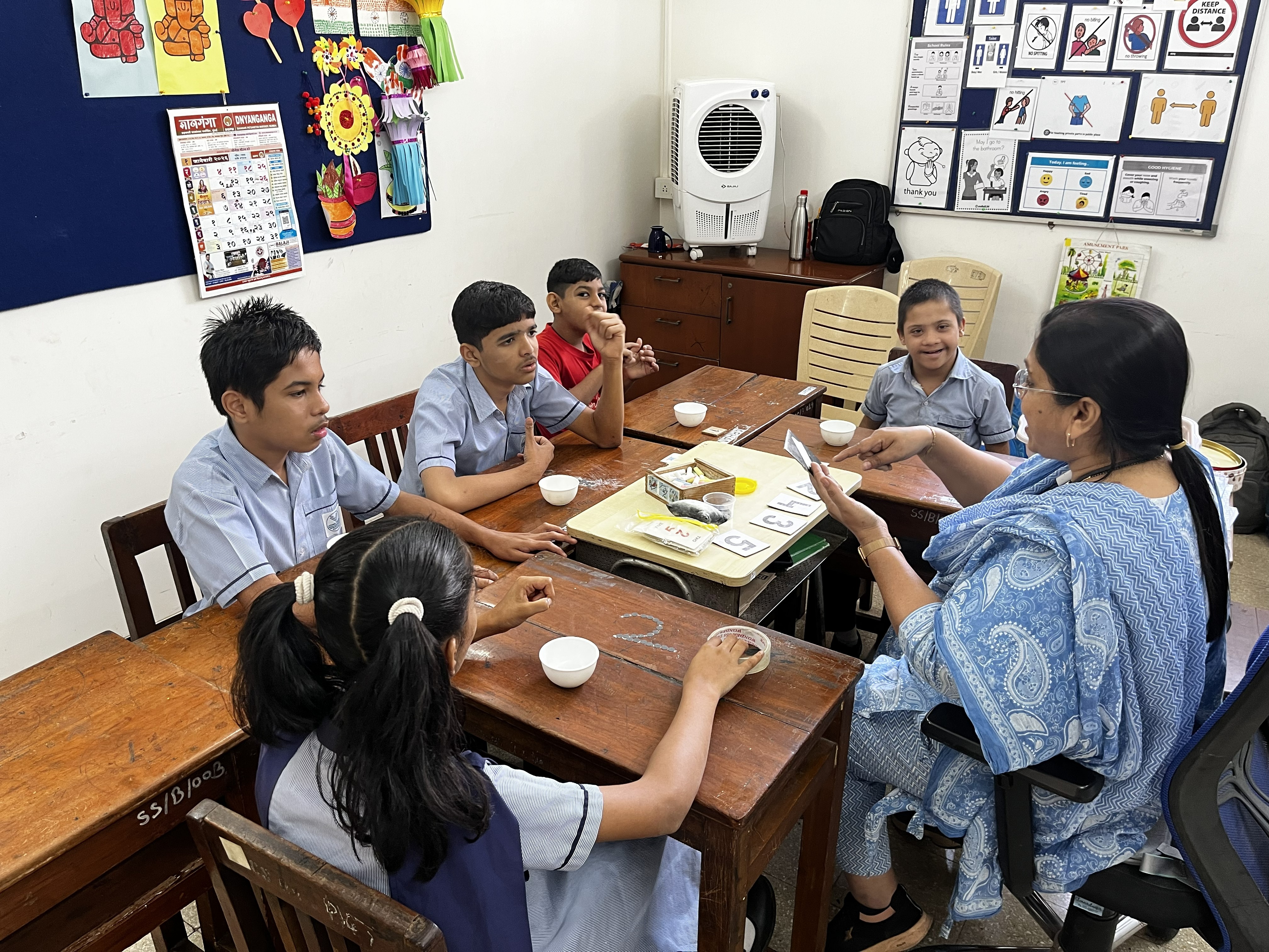Students Playing Educational Games